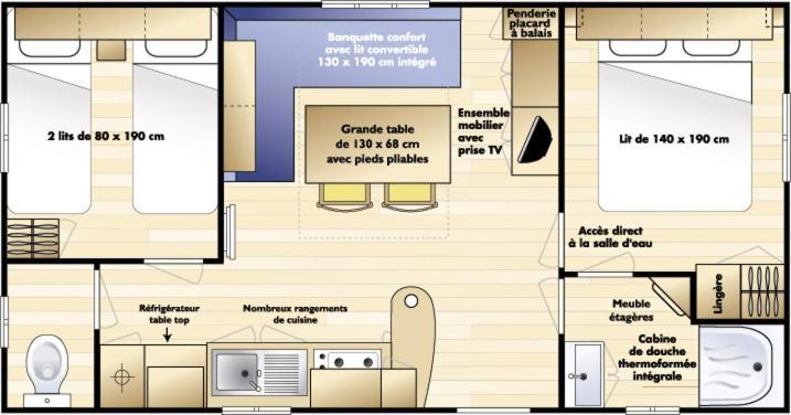 Mobil Home Les Sables D'Or Agde Le Grau-dʼAgde 외부 사진